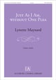 Just as I Am, Without One Plea Two-Part choral sheet music cover